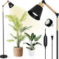 Floor Grow Lights for Indoor Plants &amp 360° Full Spectrum Plant Grow Lights Indoor with Timer Standing Plant Light Tall LED Grow Lamp Adjustable Height 4/8/12H Loop Timer (Natural)