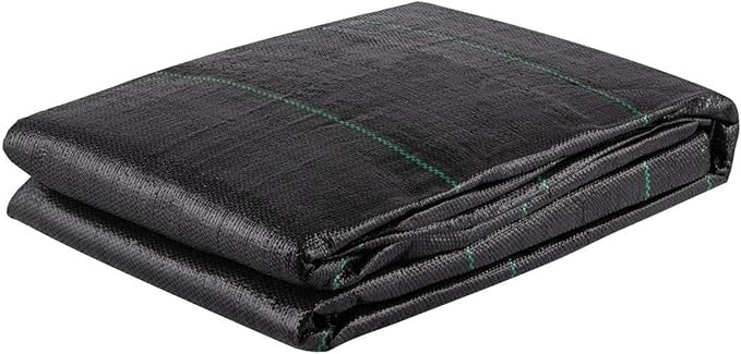 Weed Barrier Fabric Geotextile Fabric 12.5x30ft 3.5oz Woven PP Heavy Duty 600LB Tensile Strength for Landscaping Weed Barrier