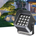 Landscape Spotlight - AC85-265V Rotation LED Floodlights IP65 Waterproof Outdoor Wall Washer Lights Long Distance Irradiation Lamp for Building Lighting(Red16w)