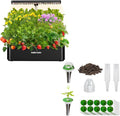 SUNCOZE Hydroponics Growing System Kit 12 Pods &amp 160pcs Hydroponic Pods Supplies