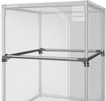 AC Infinity Heavy-Duty Grow Tent Mounting Bars 5x5' High Airflow CFM Kit Prevents Walls from Sucking in Trellis and Supplemental Lights Mounting for All 5x5 Indoor Grow Tents