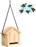Carpenter Bee Trap for Outside - Wasp Traps Outdoor Hanging with Sticky Traps - Carpenter for Wasps Mud Daubers (1 Bee Trap+4 Refills)