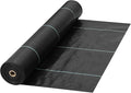 Weed Barrier 5.8oz Landscape Fabric 3ft x 300ft Cover Mat Heavy Duty Woven Grass Control Geotextile Compatible with Garden Patio Black