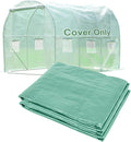 BPS Greenhouse Replacement Cover 10' x 7' x 7' Large Walk in Tunnel Outdoor Plant Gardening Greenhouse Spare Parts Cover (Only Cover)