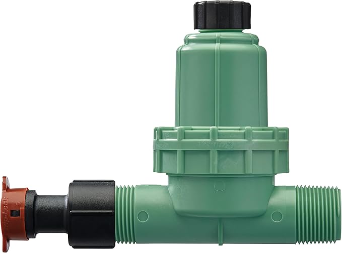 Orbit 2 Pack 2-in-1 Drip Irrigation Filter and 30 PSI Pressure Regulator - Micro-Irrigation Valve - Water Flow Reducer