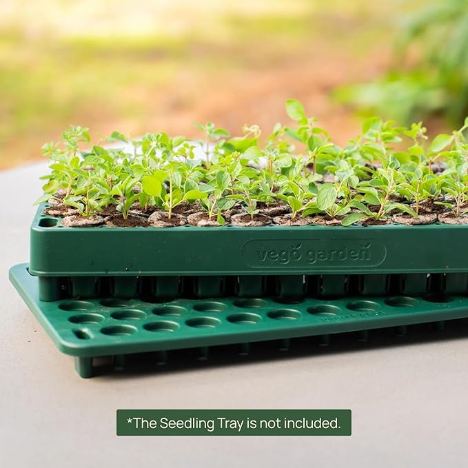 Vego garden 3-in-1 Plant &amp Pop Board Seedling Popper Tool 10 x 20 Works Perfectly with Stackable Seedling Trays