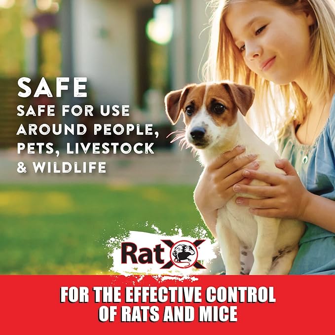 EcoClear Products 620102 RatX All-Natural Non-Toxic Humane Rat and Mouse Killer Pellets 3 lb. Bag