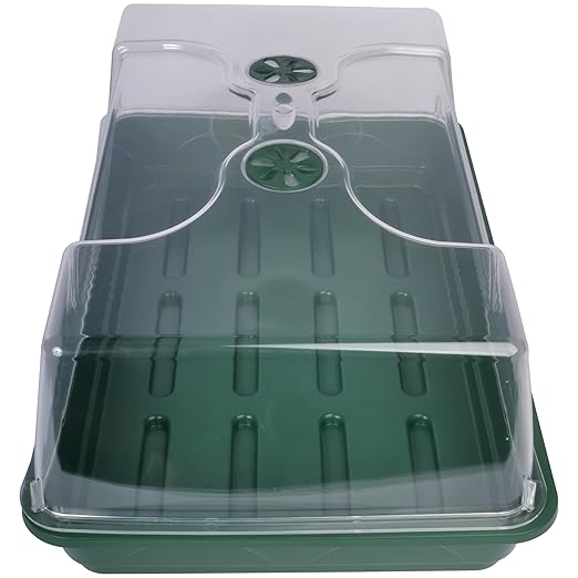 Large Humidity Dome Propagator and Germination Tray for Seed Starting and Plant Cloning