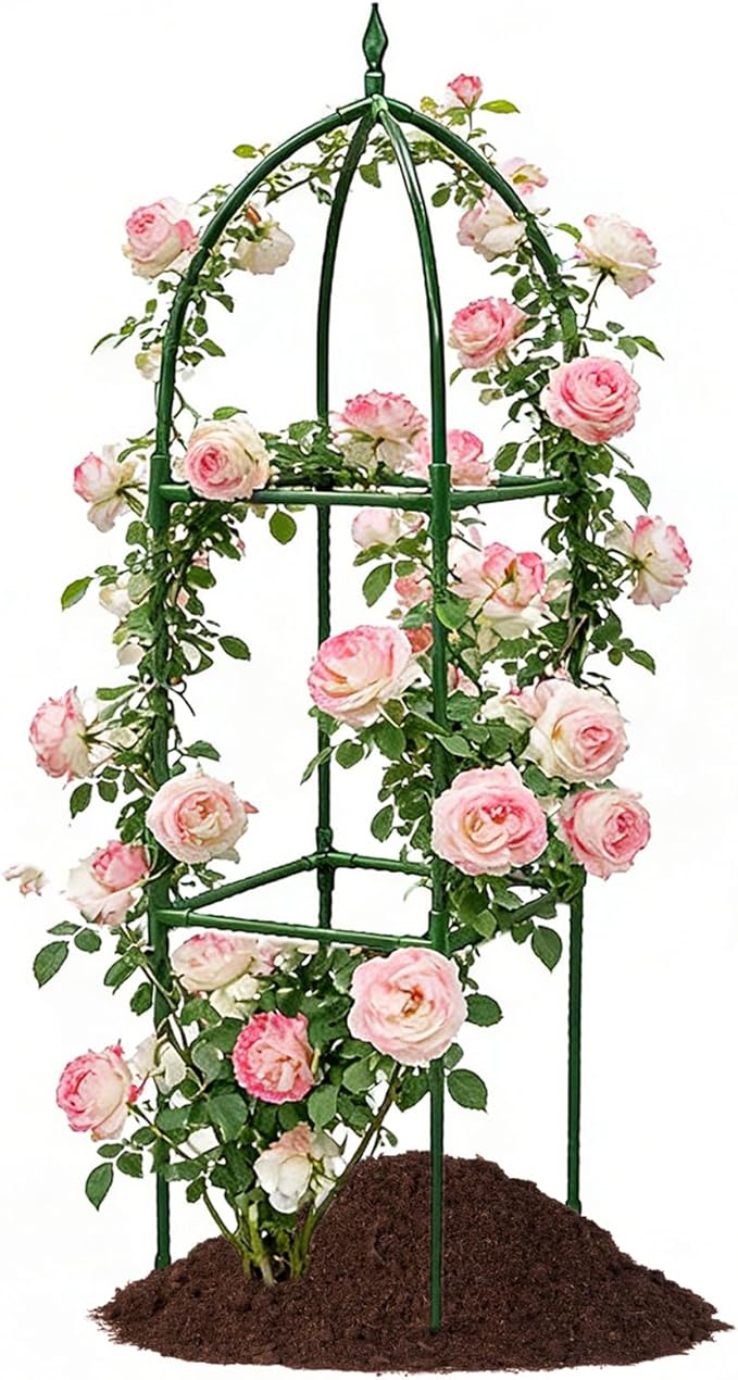 Garden Trellis Adjustable Height – Vertical Obelisk Stand Arch Balcony House Outside Wedding Vegetable Flower Fruit | Balcony House Outside Wedding Vegetable Flower Fruit Stylish
