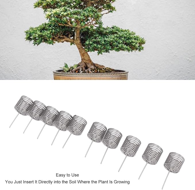 100PCS Stainless Steel Fertilizer Mesh Basket Set for Garden Nursery Easy to Use Tools for Controlled FertilizationS]
