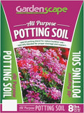 2Charms Gardenscape Spring Potting Soil for All Your Year Round Gardening Needs and Projects (1) 8lb Bag Included for Both Indoor and Outdoor Use. Specially Blended for Proper Drainage and Support!