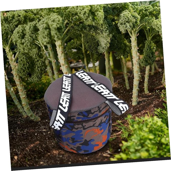 Toyvian Portable Weeding Stool with Storage Bag 25cm High Lightweight Foam Garden Seat for Outdoor Gardening Camping Fishing and Farm Work Random Style