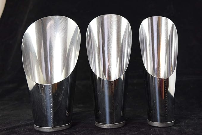 3 Pcs Set Japanese Stainless Bonsai Soil Scoop - Gardening Potting &amp Mixing Tool (U-2)