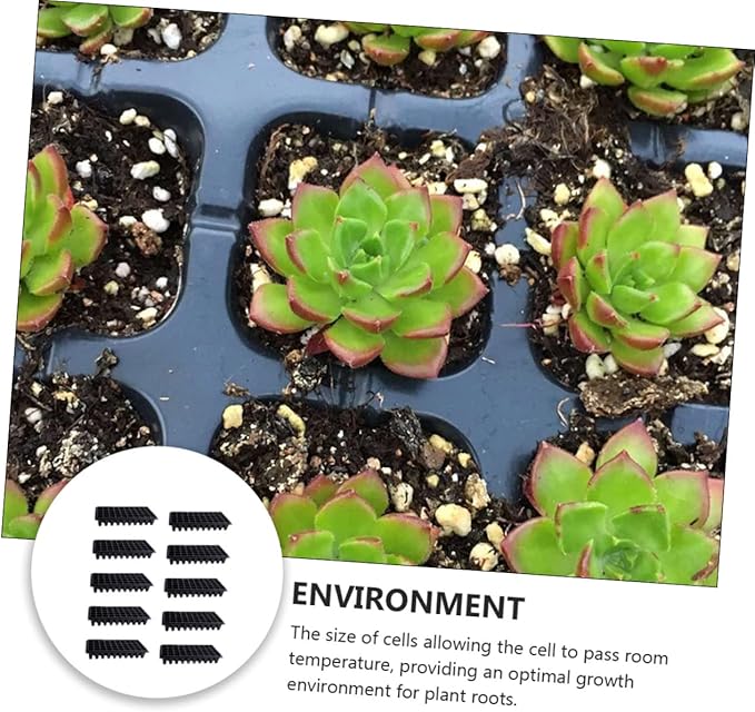 10pcs 50 50 Hole Tray Plug Tray Indoor Grow Plant Germination Kit Rapid Rooter Starter Plugs Starter Tray Nursery Trays 1020 Trays Startup Disk Plastic Succulents