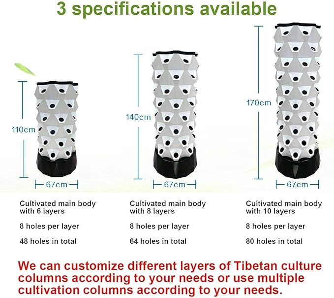 Intelligent Vegetable Growing Machine Abs Material + Timer Hydroponic Growing System for Fruits and Vegetables Aeroponic Tower for Seeding Beds48pots//1pc