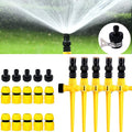 360° Rotation Auto Irrigation System Garden Lawn Sprinkler Patio 90°/180°/360° Adjustable at Will for Outdoor Grass Garden Yard Lawns (5 PCS)