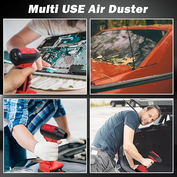 Jet Blower for Craftsman 20V V20 Lithium BatteryJet Mi Ni Fan 130000 RPM Wind Speed 4-SpeedSuper Jet Fan Blower for Drying Cleaning (Battery not Included)