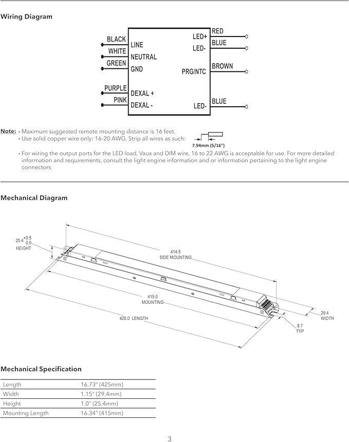 eldoLED | 57432 * 27440L OTi85/120-277/2A3 DX L eldoLED OPTOTRONIC Programmable DEXAL LED Driver - 85W 1400mA