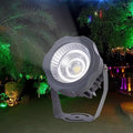 LED Spotlight - Led Beam Light AC 220V High Power Round COB Landscape Lights Ip67 Waterproof Tree Lights Outdoor Landscape Lighting 180° Adjustable Bracket Ground Light