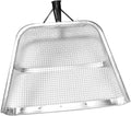 Garden Sieve Soil SpadeSoil Sifter Gardening Lawn Filter Sieve Riddle Sieve Tool Agricultural Filter for Bonsai Compost Dirt 37x44cm Mesh 0.4cm
