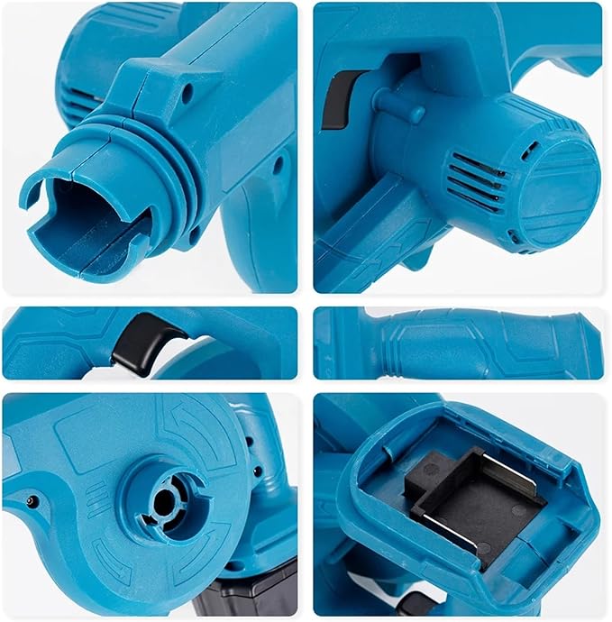 Electric Blower Snow Blower Dust Collector Household Vacuum Cleaner 2In1 Blade Blowing and Suction Cordless Tool