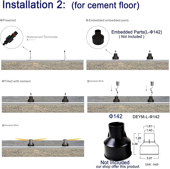 Rotation Spotlights 220V Long Range LED Floodlights IP65 Waterproof Villa Courtyard Building Lighting Wall Washer Lights Hotel Exterior Landscape Lamp(Q3-3 Way12V-Cool White 6000K)