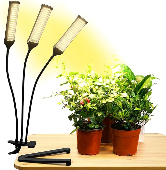 LED Grow Lights for Indoor Plants [ ] Full Spectrum Grow Light 8 in1 Auto On/Off Timing 4/8/12H Plant Lights for Indoor Growing