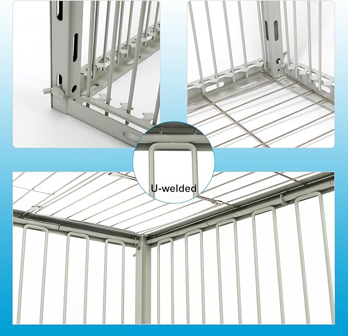 Pigeon Trap Cage with Escape-Proof Design – Auto Bird Trap Cage for Pigeons and Small Birds | Multi-Catch Pigeons Birds Traps for Sale with Well Anti-Rust Baking Paint- L Size