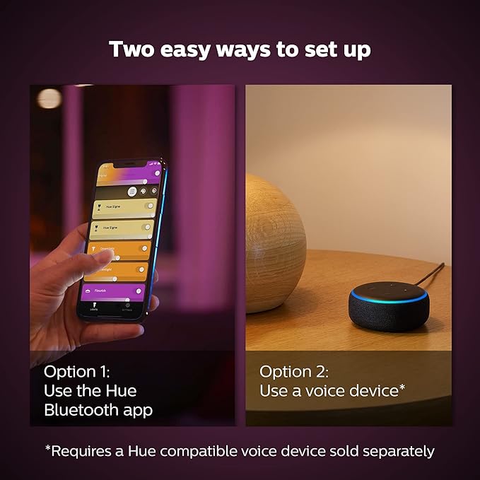 Philips Hue Iris Smart LED Table Lamp White - White and Color Ambiance - 1 Pack - Control with Hue App - Works with Alexa Google Assistant and Apple Homekit