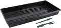 Gardzen 10 Pack Seed Trays Reusable Plant Grow Trays Ideal for Seed Starting Microgreens Indoor Gardening and Greenhouse Plant Nurseries - No Drain Holes 20x10