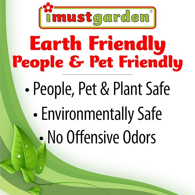 I Must Garden Deer Repellent Hose-End Concentrate: Spice Scent Deer Spray for Gardens Plants and Trees – 32oz Covers 10000 sq. ft.