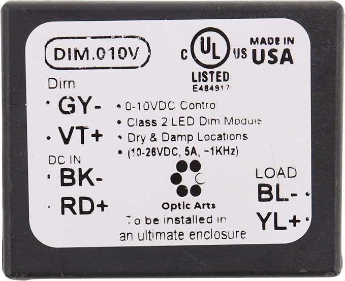 DIM.010V LED Dimming Control Module for 0-10V Control