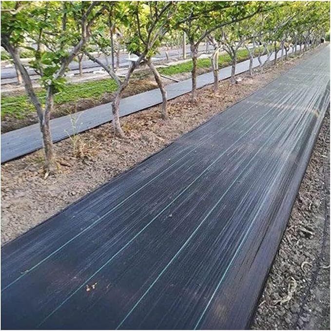 Weed Barrier Fabric Roll for Garden Landscape &amp Planting 0.4m to 1.5m Wide Polypropylene Weed Control Ground Cover for Flower Beds &amp Pathways(1.5mx50m/5ftx165ft)