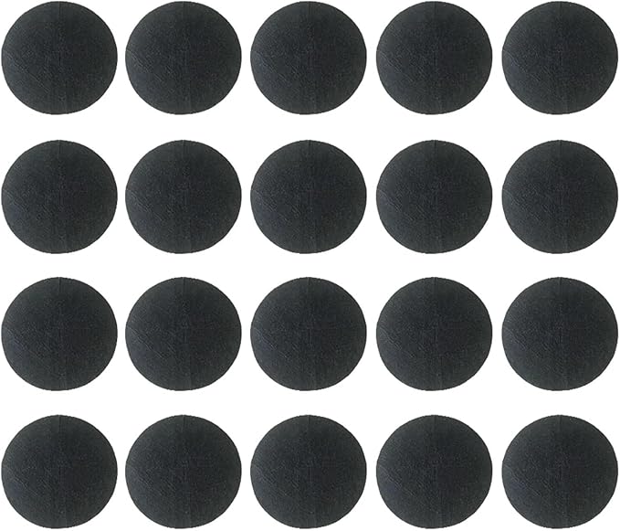 Non Woven Tree Mulch 20pcs Non-Woven Tree Mulch Ring Tree Protector Mat Reusable Tree Weed Barrier Mat for Weed Control Root Protection(Black)