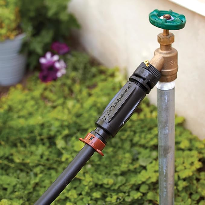 Orbit 2-Pack 3-in-1 Drip Irrigation Pressure Regulator Filter &amp Faucet Adapter (2)