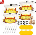 2026 Upgraded Flea Traps for Inside Your Home 4 Pack Fleas Traps &amp 16 Sticky Pads &amp 12 Bulbs Electric Flea Light Trap for Indoor Kills Fleas Fruit Flies Gnats Mosquitoes and Moths