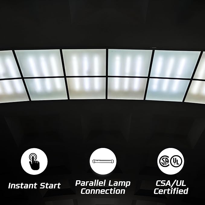 10 Pack - Replacement for ICN-3P32-SC 1 2 &amp 3 Lamp T8 Fluorescent Electronic Ballast - 120-277 Volt - Instant Start - UL Approved