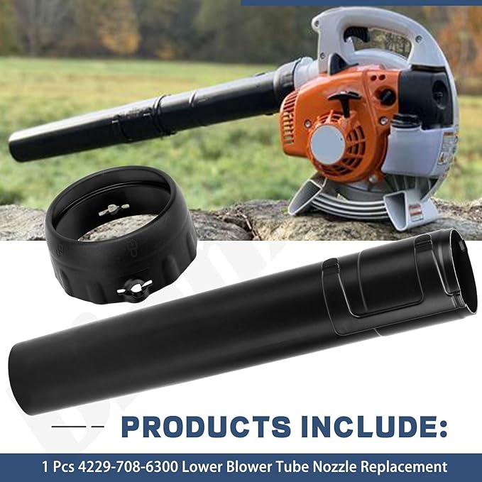 4229-708-6300 Lower Blower Tube Nozzle Replacement Compatible with STI-HL BG55 BG56 BG85 BG86 BGE61 BGE71 SHE81 Leaf Blower Tube Nozzle 4229 708 6300 42297086300