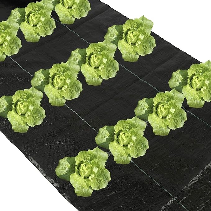 Weed Barrier Landscape FabricWoven Weed Control Fabric Geotextile Fabric for Underlayment Garden Lawn FabricWeed Block Control Gardening Mat Fabrics Ground Cover (Size : 1.2x15m/3.9x49ft)