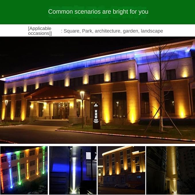 Outdoor Narrow Beam Spotlight - Long Range Rotation Spotlight IP65 Outdoor Waterproof Long-Range Beam Light Projection Light Villa Led Beam Landscape Lights(White30W(85-265V))