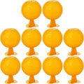 Qualirey 10 Set Fruit Fly Sticky Trap Balls Fungus Gnat Killer Bug Catcher Gnat Trap Insect Traps Indoor Outdoor Plant Fly Sticky Traps Ball for Fungus Plants (Orange)