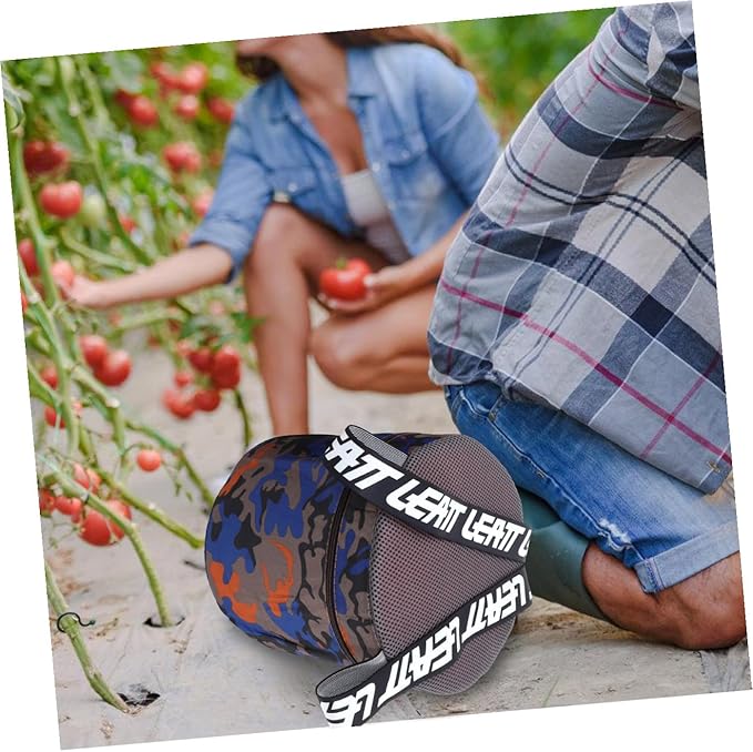 TOYANDONA Portable Gardening Stool with 25cm Height and Carrying Pouch Lightweight Foam Workseat for Farming Camping and Outdoor Gardening Tasks Random Style