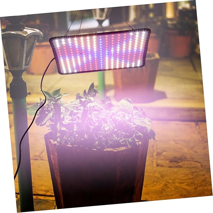 Dimmable Plant Growth Light with Led Indoor Plant Lamp for Greenhouses and Includes Hanging Chain for Easy Installation