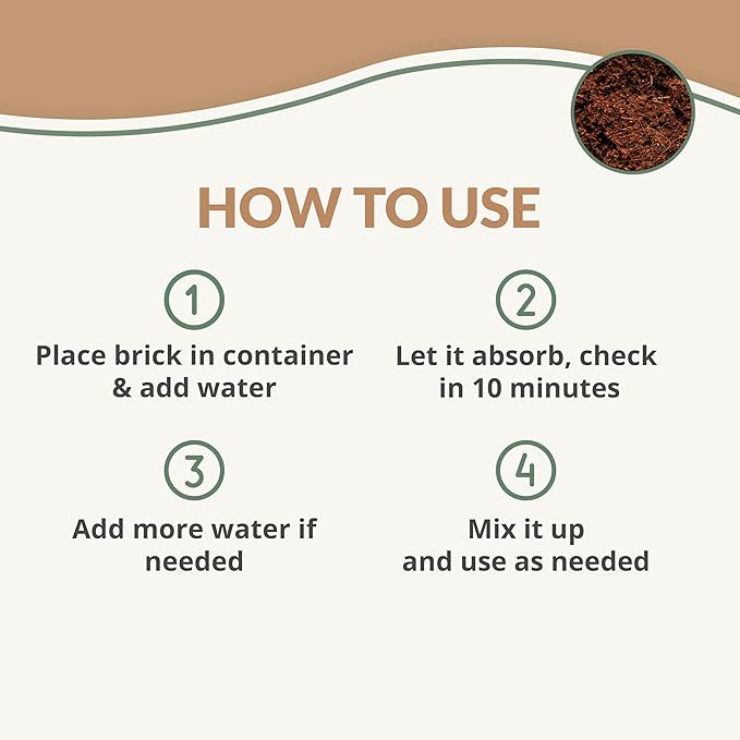 Buffered Coco Bliss (10lbs) + Char Bliss (8 Qts) - Coconut Coir Brick &amp Organic Biochar for Plants - Organic Coco Coir for Plants - Biochar Soil Amendment - Charcoal for Plants - Potting Soil Mix