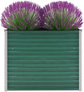Garden Raised PlanterGarden BedGalvanized Raised Garden BedPlanter Raised bedsGalvanized PlanterBed Galvanized Steel 39.4x15.7x31.3 Green