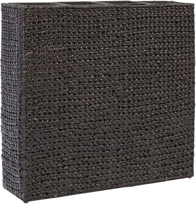 YAFF Garden Raised Bed with 4 Pots Water Hyacinth Black (14.08lbs)