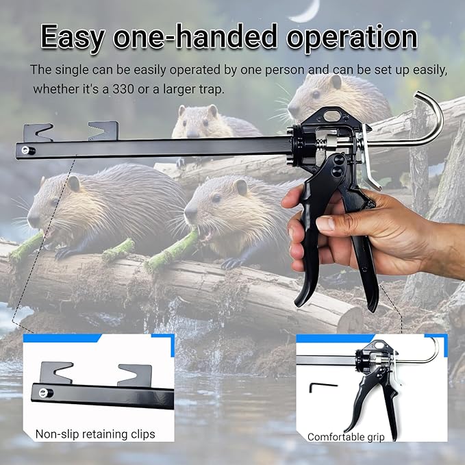 New Trap Setting Tool:Heavy Duty Bodygrip Trap Setter Sets Body Grip Traps 110 220 330