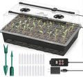 60-Cell Self-Watering Seed Starter Tray with Grow Light Upgraded 1–24H Timer Seed Trays with Humidity Dome Indoor Gardening System Starter Kit for Seeds Plant Germination