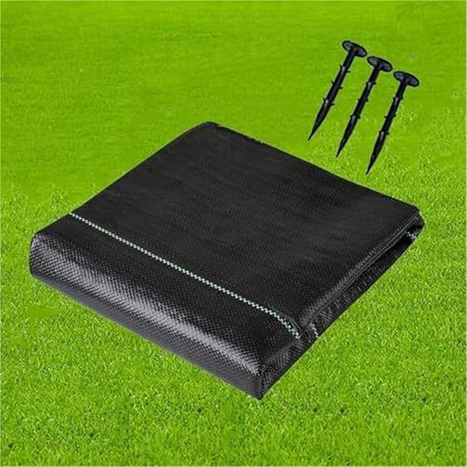 Landscape FabricGeotextile Landscape Outdoor Weed Control Membrane Landscape Ground Cover Membrane(0.9x30m(3x100ft))