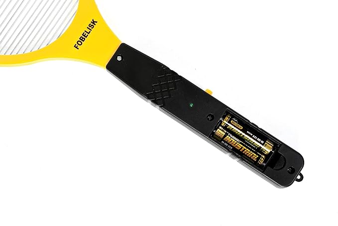 Bug Zapper - Electric Fly Swatter - Mosquito Zapper Killer - Fly Zapper - Electric Fly Swatter Racket for Camping Travel Outdoor and Indoor Pest Control (2AA Batteries Included)